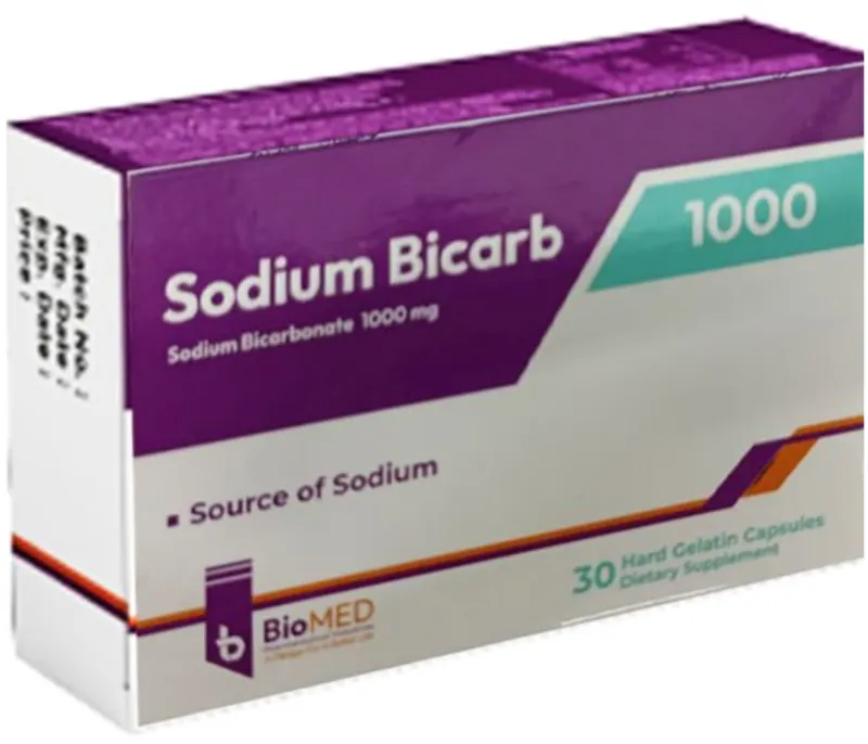 SODIUM BICARB 1000 MG 30 CAPS.